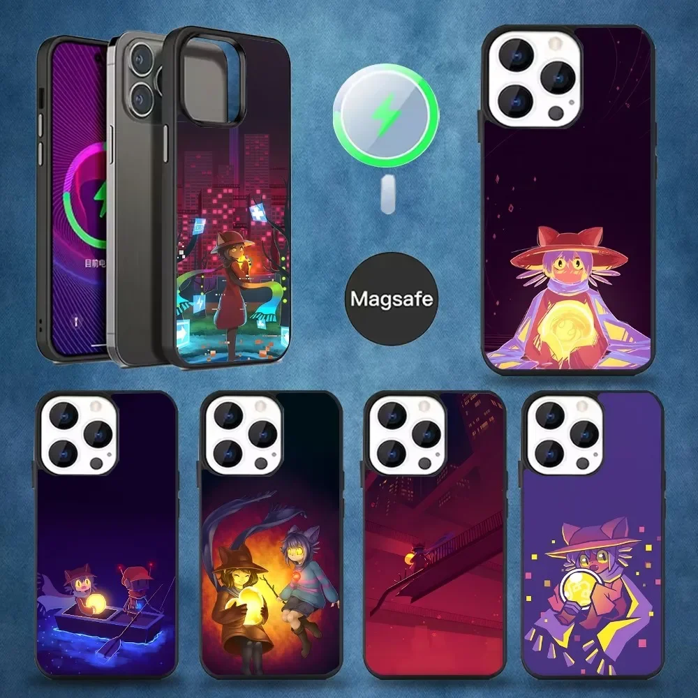 

Game One Shot Niko Phone Case For iPhone 16,15,14,13,12,11,Pro,Max,Plus,Mini,Magsafe,Magnetic Wireless Charging Case