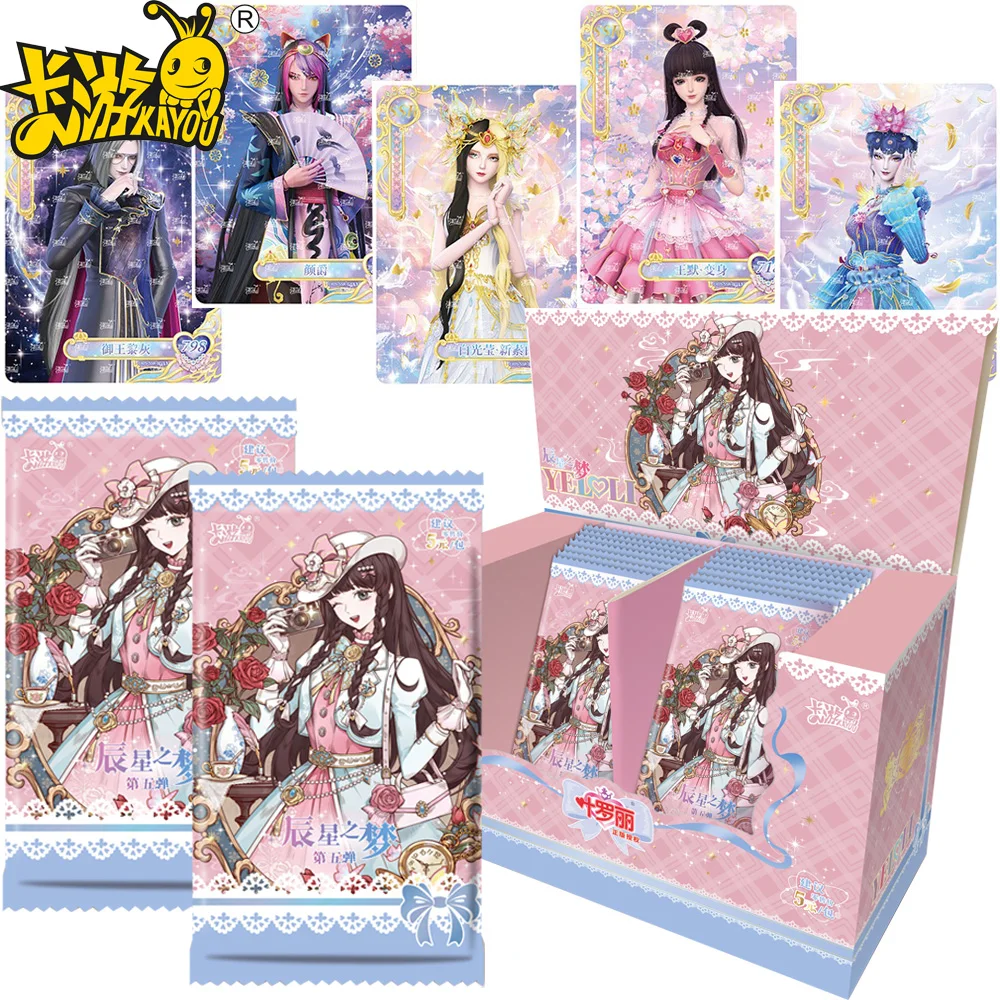 

Kayou Genuine Ye Luoli Collection Cards for Children Highly Popular Characters Poetic Dreams Animation Peripherals Cards Gifts
