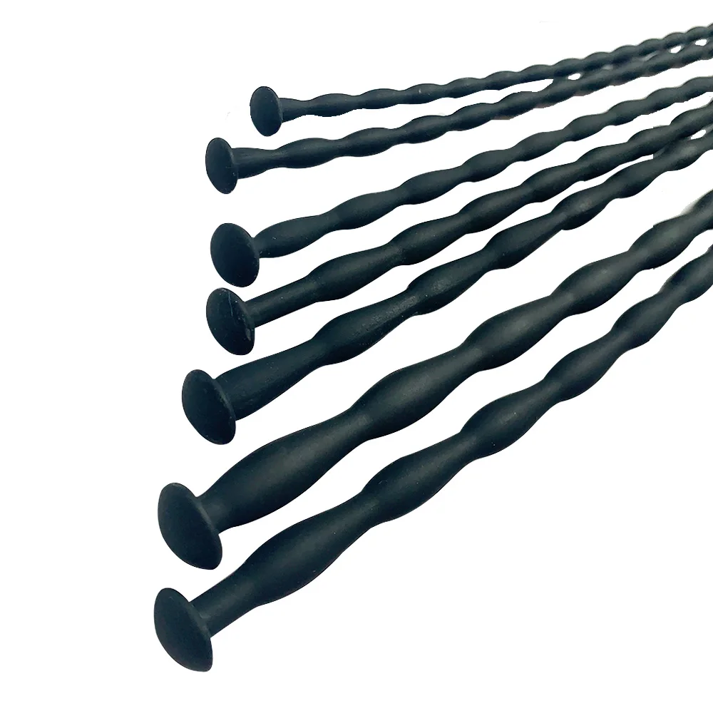 4PCS Urethral Sounds Kit, Beaded Penis Plug Urethral Dilator Cock Stimulation Masturbator Massager BDSM CBT view 2