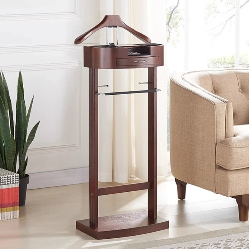 Wooden Coat Racks Floor Storage Coat Rack Organizer Corner Clothes Hanger Living Room Display Clothing Shelf Room Furniture