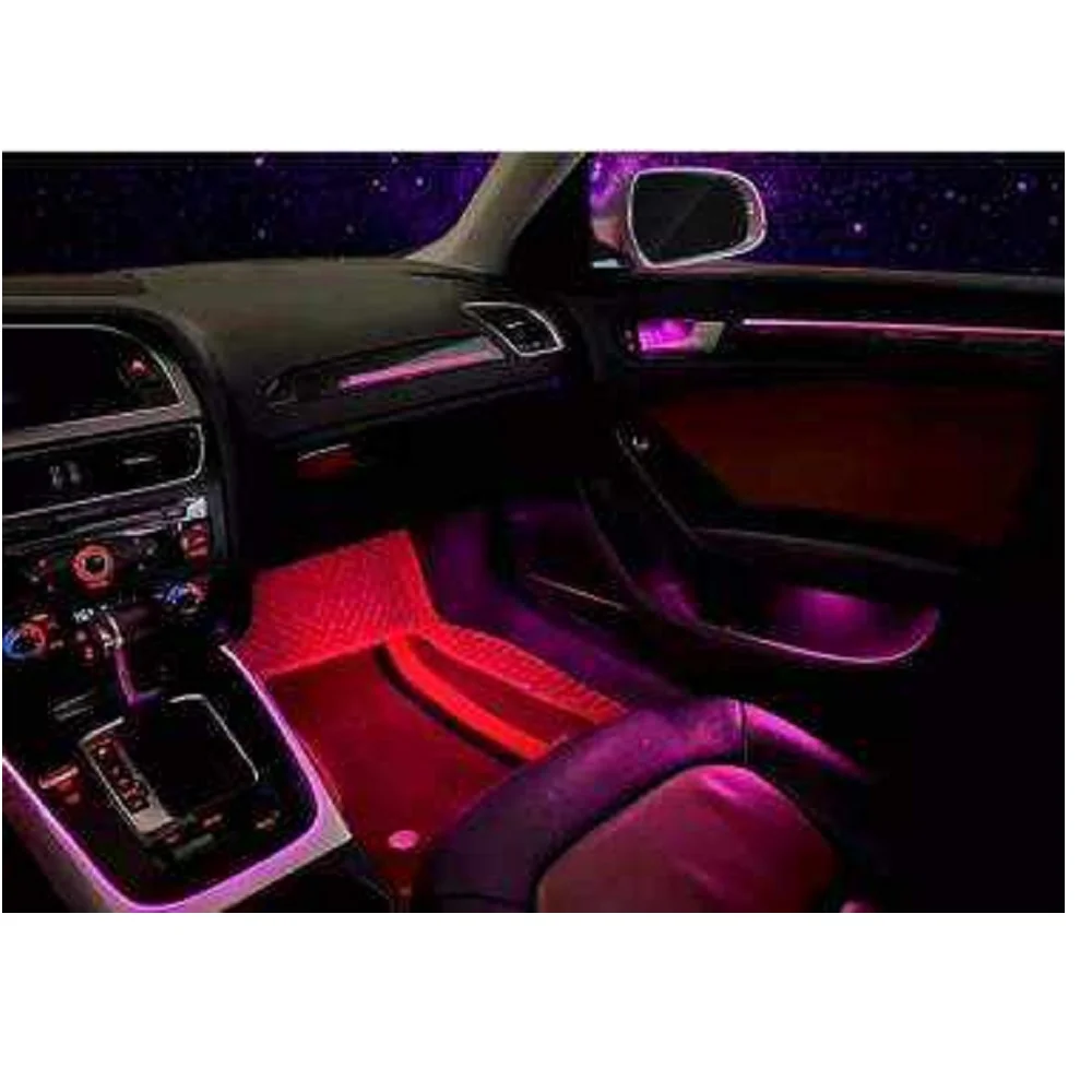 Colorful New LED Full Color Car Lighting System 22 Lights Color Ambient Foot well Lights For Porsche Cayenne 2010-2016