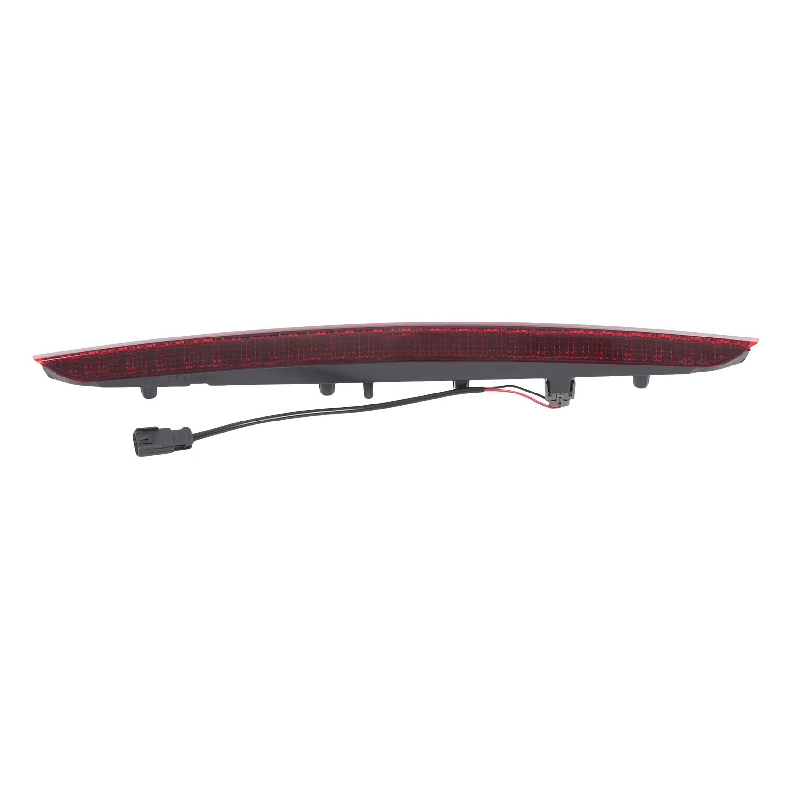 SUV Rear High-position Warning Lamp, High Mount 3rd Brake Light, Plastic Red Lens Black Housing LED Bulb Included High Mount 3rd Brake Light, High Mount 3rd Brake Light 16-18 Mid-size SUV Rear Brake Signal Replacement Lamp