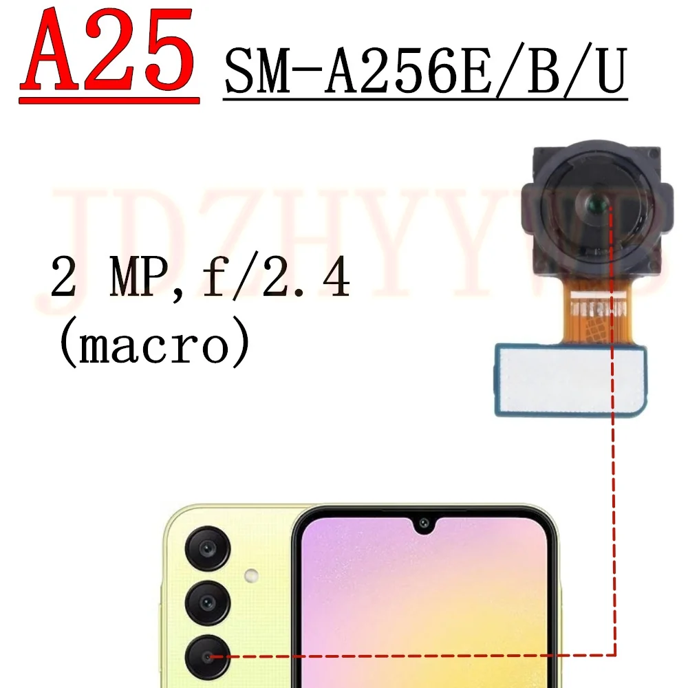 

Front And Rear Camera For Samsung Galaxy A25 5G A256B A256U A256E Frontal Selfie Wide Back Main Camera Module Flex Cable