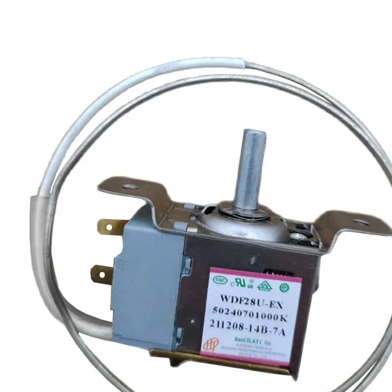 WZ-WDF28U-EX 50240701000K Both Side Fixed 2 Pins Temperature Controller Sensor Thermostat  For Midea Refrigerator Replacement