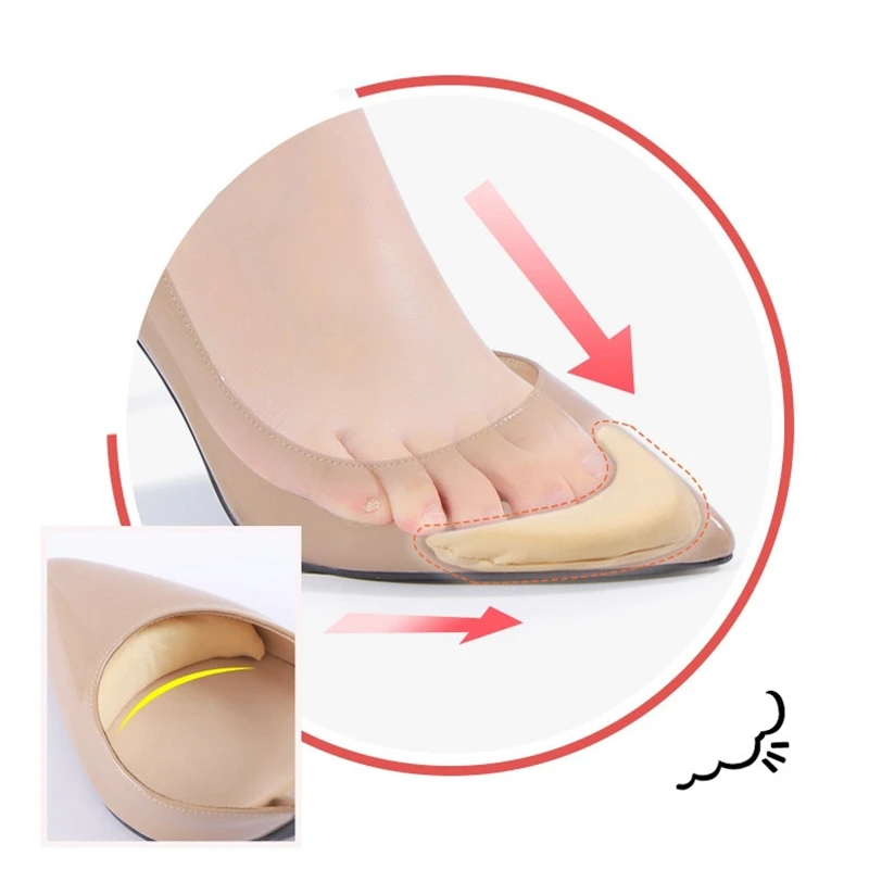 Toe Plug High Heel Anti-pain Cushion Anti- Pain Inserts Insoles Toe Shoe Accessories Insert Shoes Pad Shoe Yard Adjustment Size