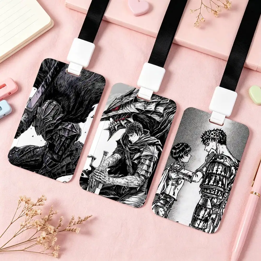 Anime A-Berserk-S NFC Contactless Sliding Card Sleeve For Student Cards, Bus Cards, ID Cards, And Work Permits