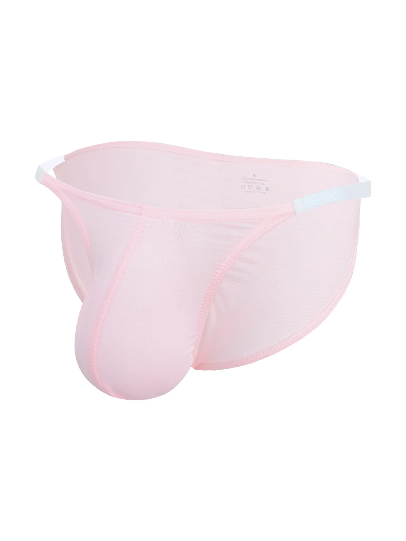 Men's Ultra-Thin Soft Low-Rise Briefs U-Shape Convex Triangle Plus Size Comfortable Breathable Sexy Underwear