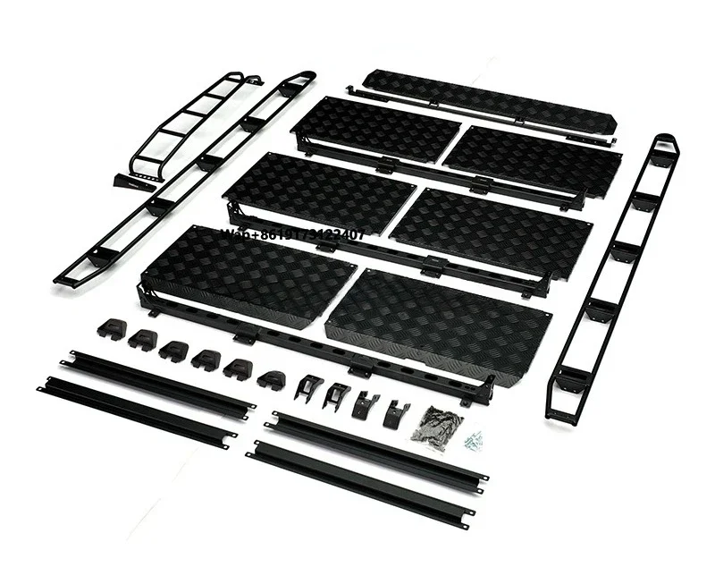 

New G Class W465 Roof Luggage Rack with Rear Ladder Black Stainless Steel Off Road Parts for 2025+ G63 G500 G450 Car