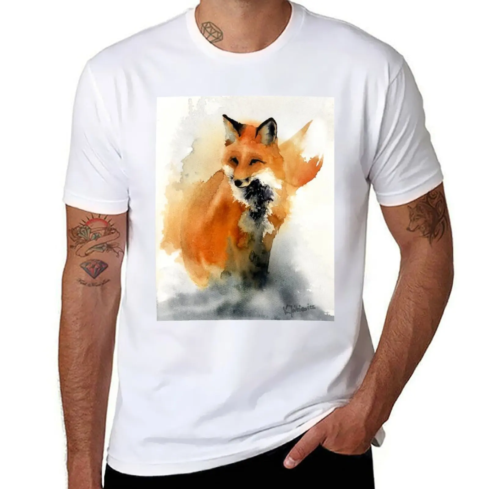 

akwarelka 120 T-Shirt cotton t shirt pack man tshirt T-Shirt