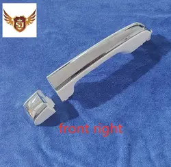 Exterior Door Handle for LEXUS GX460 2010 2011 2015, 2016 Left and Right Front and Rear, Pearl White and White Chrome Smooth