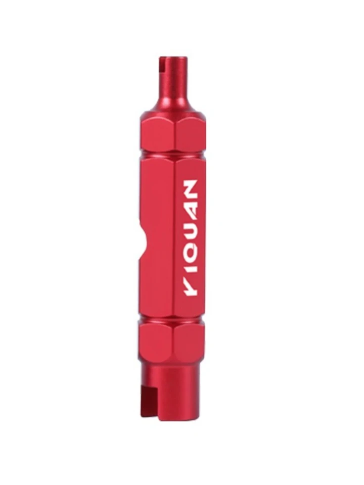 3-in-1 Bike Multifunctional Valve Core Remover Tool Wrench Spanner for Bicycle Schrader and Presta Valve Extender, image 5