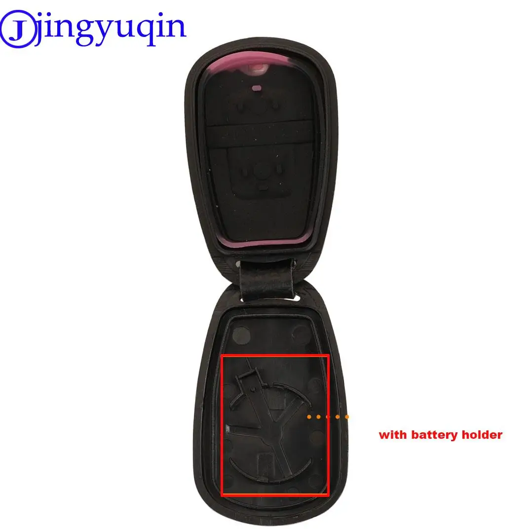 jingyuqin Remote Car Key Shell Case Fob For Hyundai Elantra Sonata Santa For Kia Carens Replacement Cover