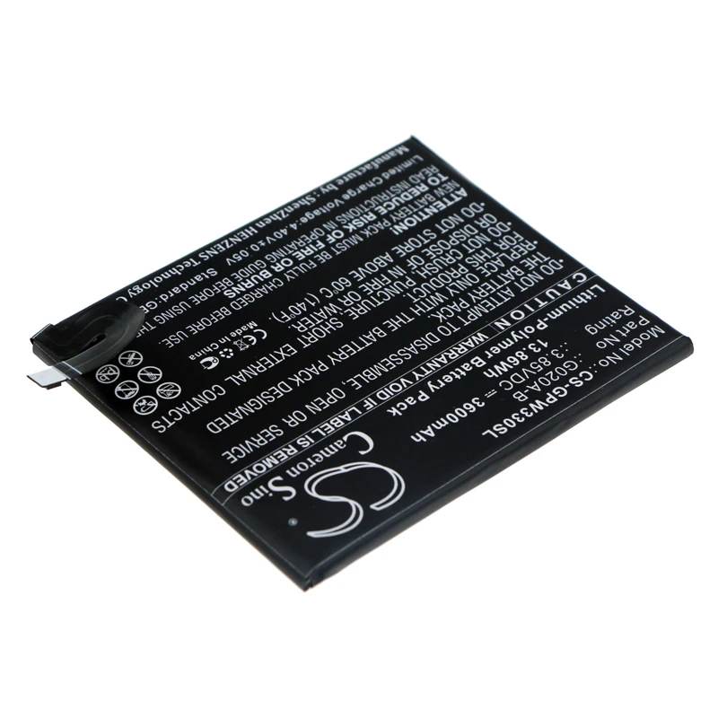 

Cameron Sino 3.85V 3600mAh Mobile, SmartPhone Battery G020A-B for Google Pixel 3A XL G020C