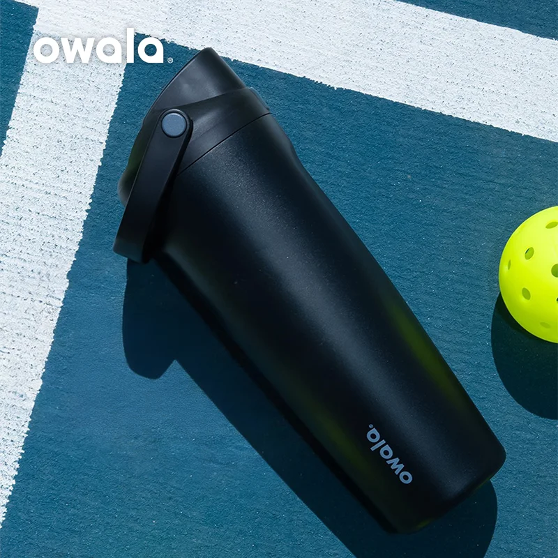 Owala Sway Cold Cup, Stainless Steel Large Capacity Carrying Cup, Insulated Spring Cover, Portable External Cup, 30oz