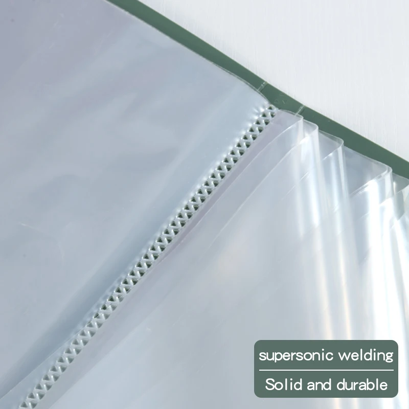 8K Multi-color Art Portfolio - Painting Collection Folder with Clear Inner Pockets (20-60 Pages), High Capacity