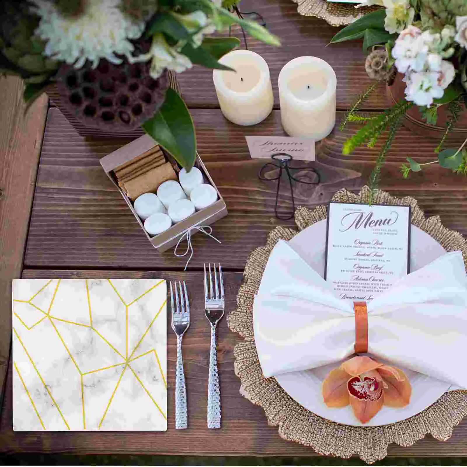 Serviettes en marbre jetables à motif élégant, 2 sacs, serviettes pour les mains en papier, pour salle de bain, matériel de qualité supérieure, hôtel sûr