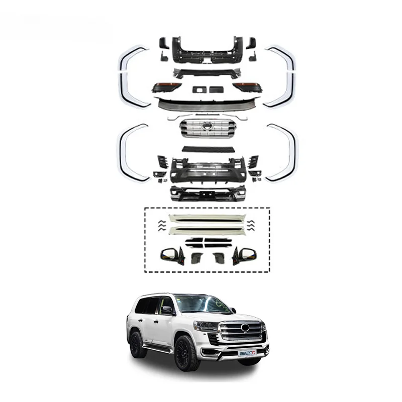 

GBT завод LC200 до 300 Модель M стильный Бампер решетка для 2016-2020 автозапчасти Land Cruiser 200 комплект для переоборудования