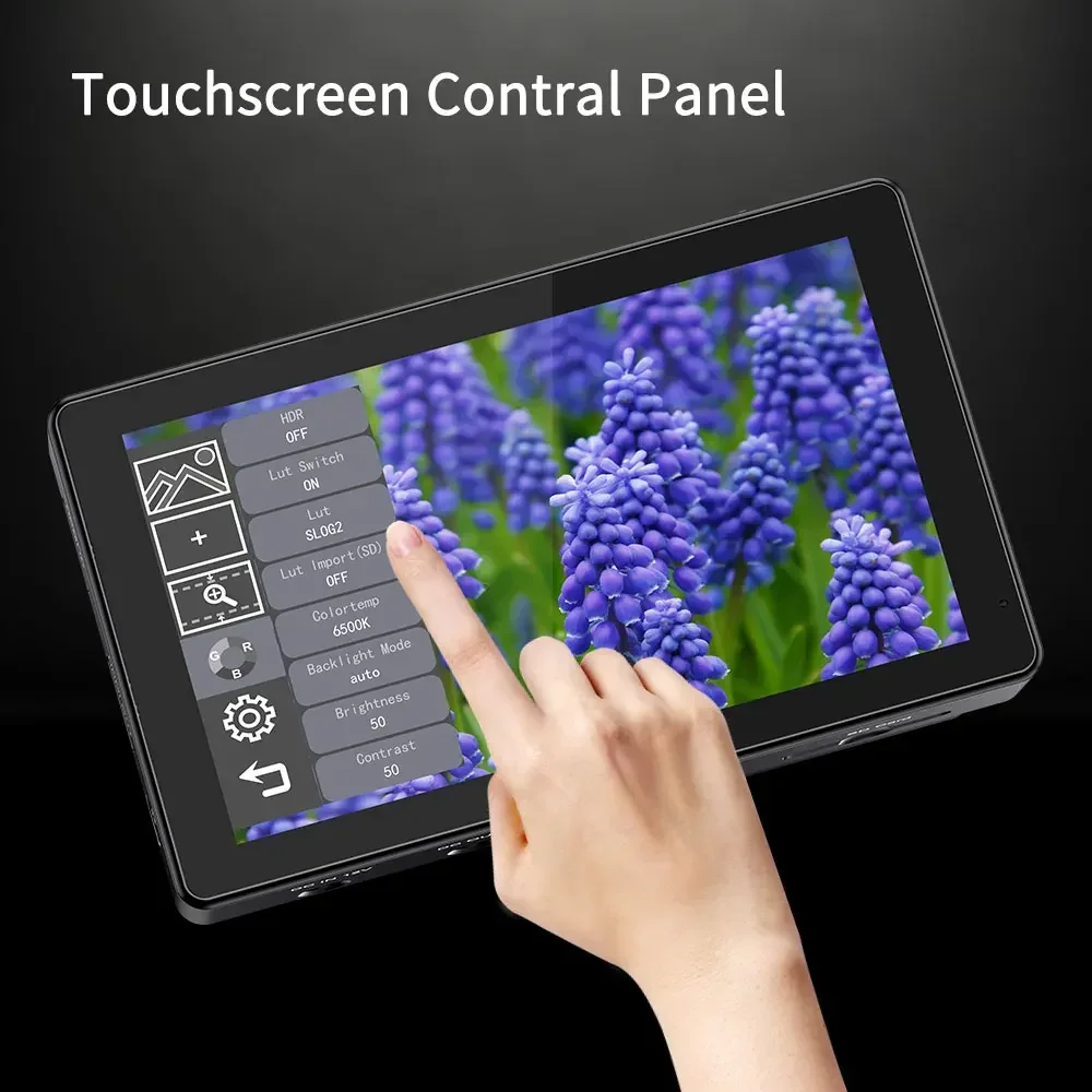 FEELWORLD LUT5 5.5 Inch Field Monitor Touch Screen DSLR Camera Bright 3000nit 4K HDMI Input Output With Instal Kit Monitor