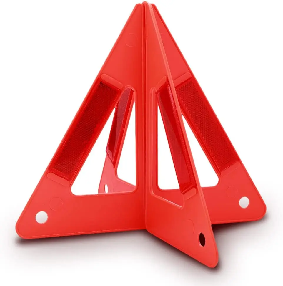 Portable Car Emergency Warning Triangle - Durable Weatherproof, Reflective Warning, Special For Car Breakdown Stop Use