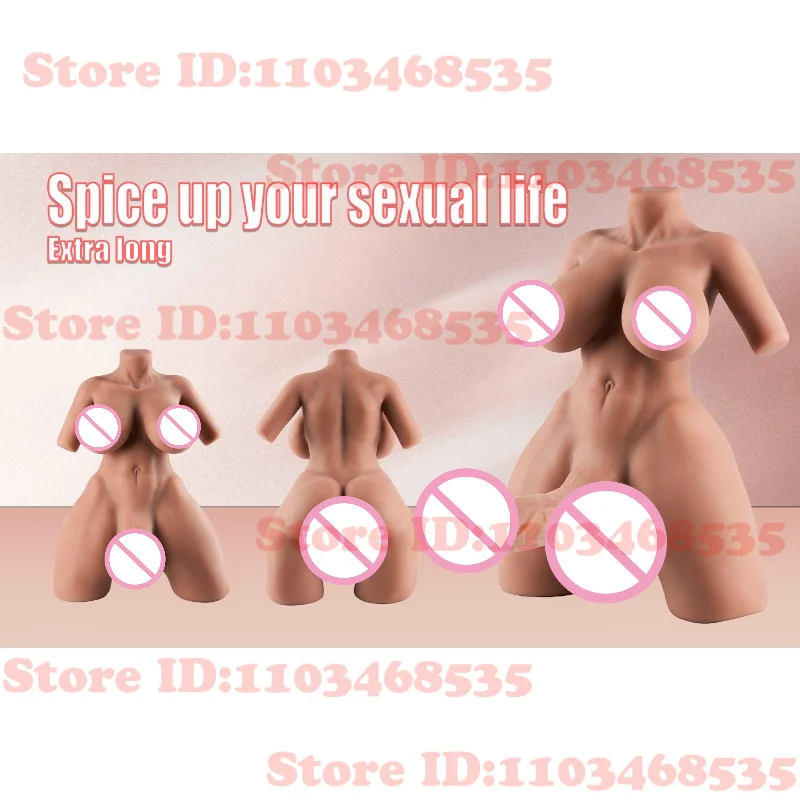 Penis Besar Futa Torso Boneka Seks dengan Kaki Centaur Torso Boneka Seks dengan Dildo Pria Boneka Seksi Penis Besar Boneka untuk Wanita Anal Mainan Seks