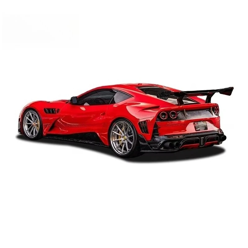 Fiber MSY Style Body Kit for  812 GTS Front Bumper Side Skirts Fender Rear Spoiler Bodykit