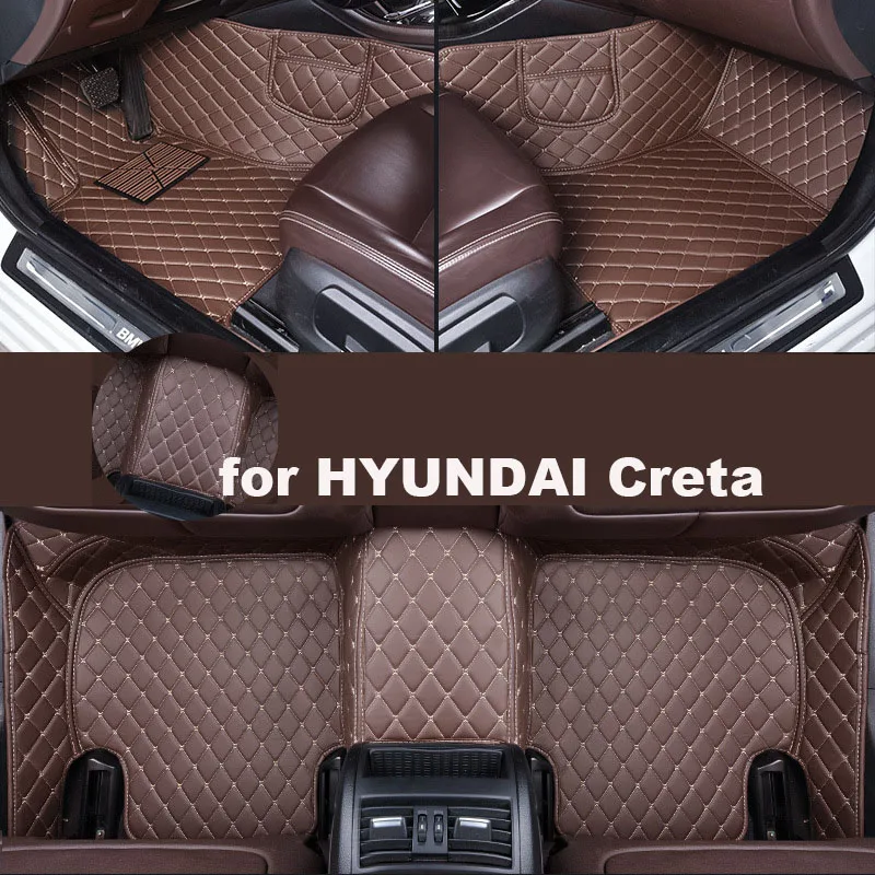 

Автомобильные коврики для HYUNDAI Creta (правое Вождение) 2020, аксессуары, индивидуальные автомобильные коврики