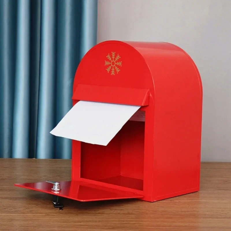 Santa Mail Box Unmanned Parcel Locker Hole Letters Mail Boxes Outdoor Parcel Mailbox House Home Mailbox Inlay Wall Aero Press