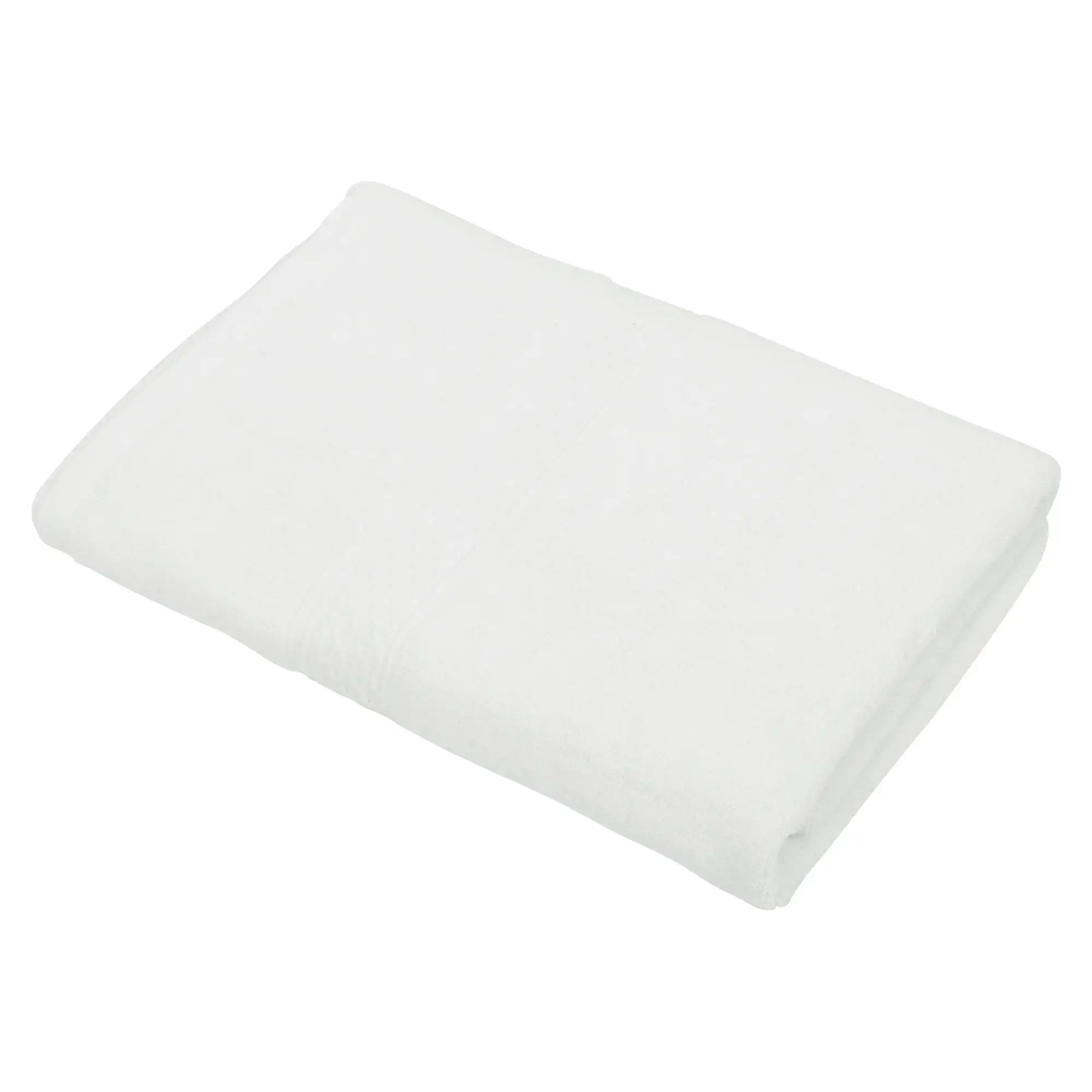 

1 Pcs Cotton Bath Towel Plain Soft Absorbent White