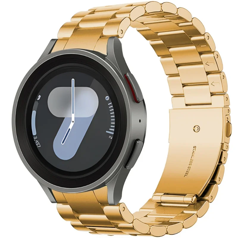 Металлический ремешок для Samsung Galaxy Watch 6 Classic 47 мм 43 мм 7/6/5/4 44 мм 40 мм Браслет из нержавеющей стали Galaxy Watch 5 Pro Ремень 45 мм