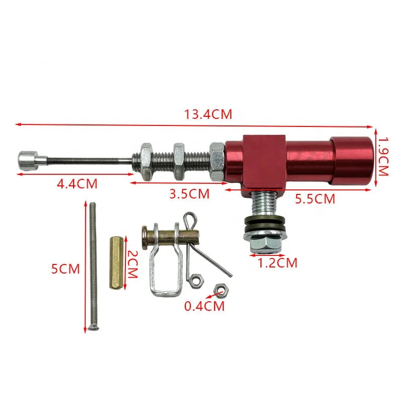 22mm Universal Brake  Oil Pipe Motorcycle Brake Master Cylinder Lever Hydraulic Brake  Clutch Set