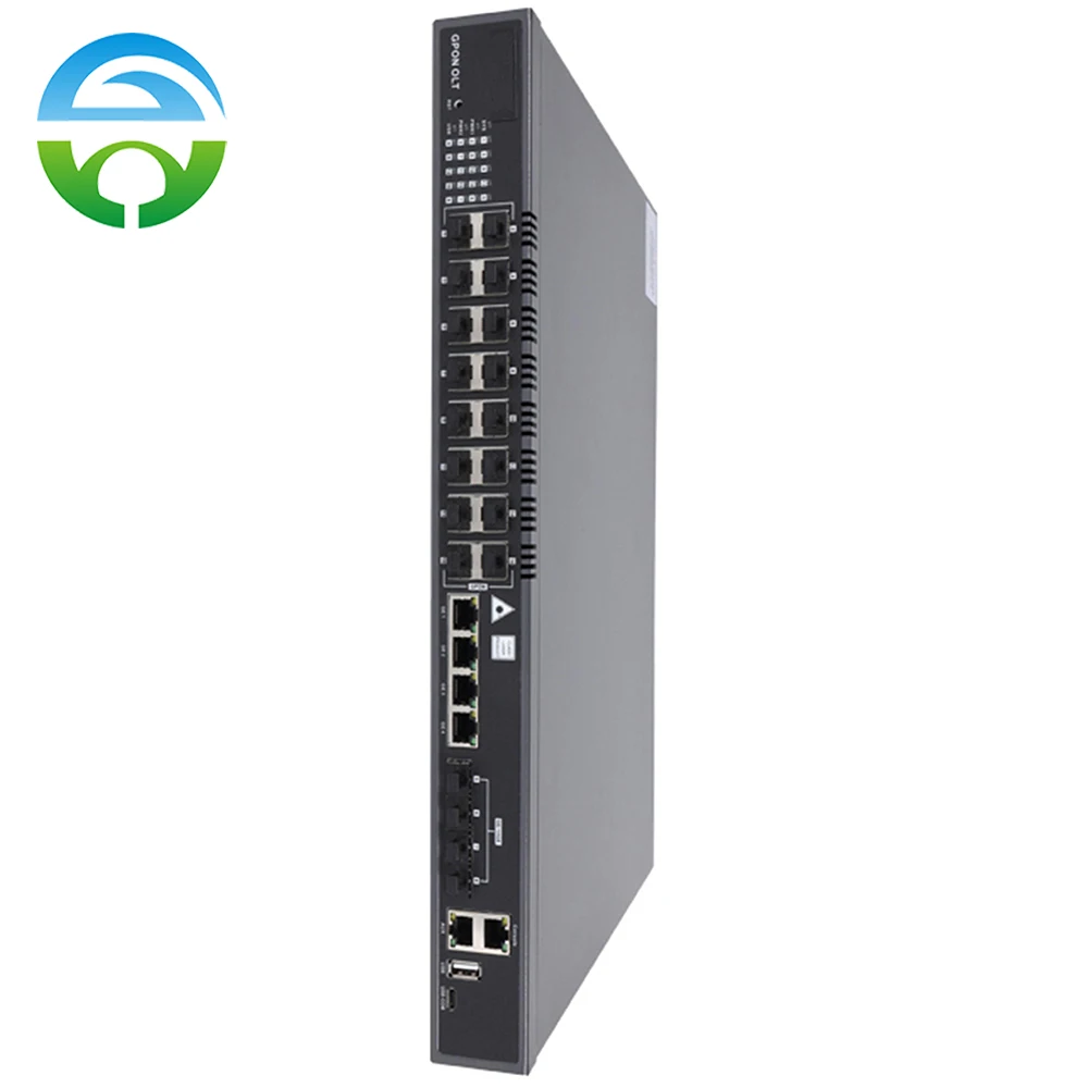 Attrezzatura per fibra ottica, Gpon, soluzione FTTH a 16 porte, Gpon, OLT, slot SFP, alta qualità