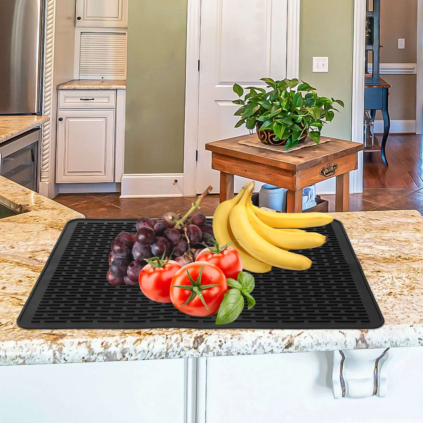 1 قطعة حصيرة عدم الانزلاق استنزاف حامي حماة ل أسفل مقاوم للماء لوازم المطبخ بالوعة الحصير لحوض المطبخ