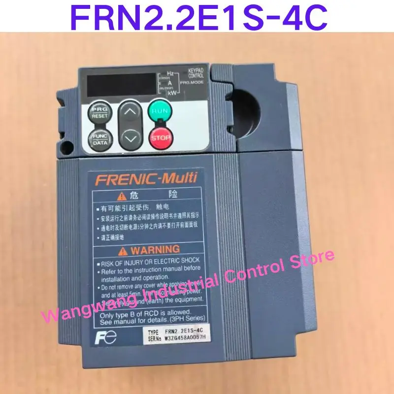 Second-hand test OK , FRN2.2E1S-4C frequency converter 2.2kw/380v