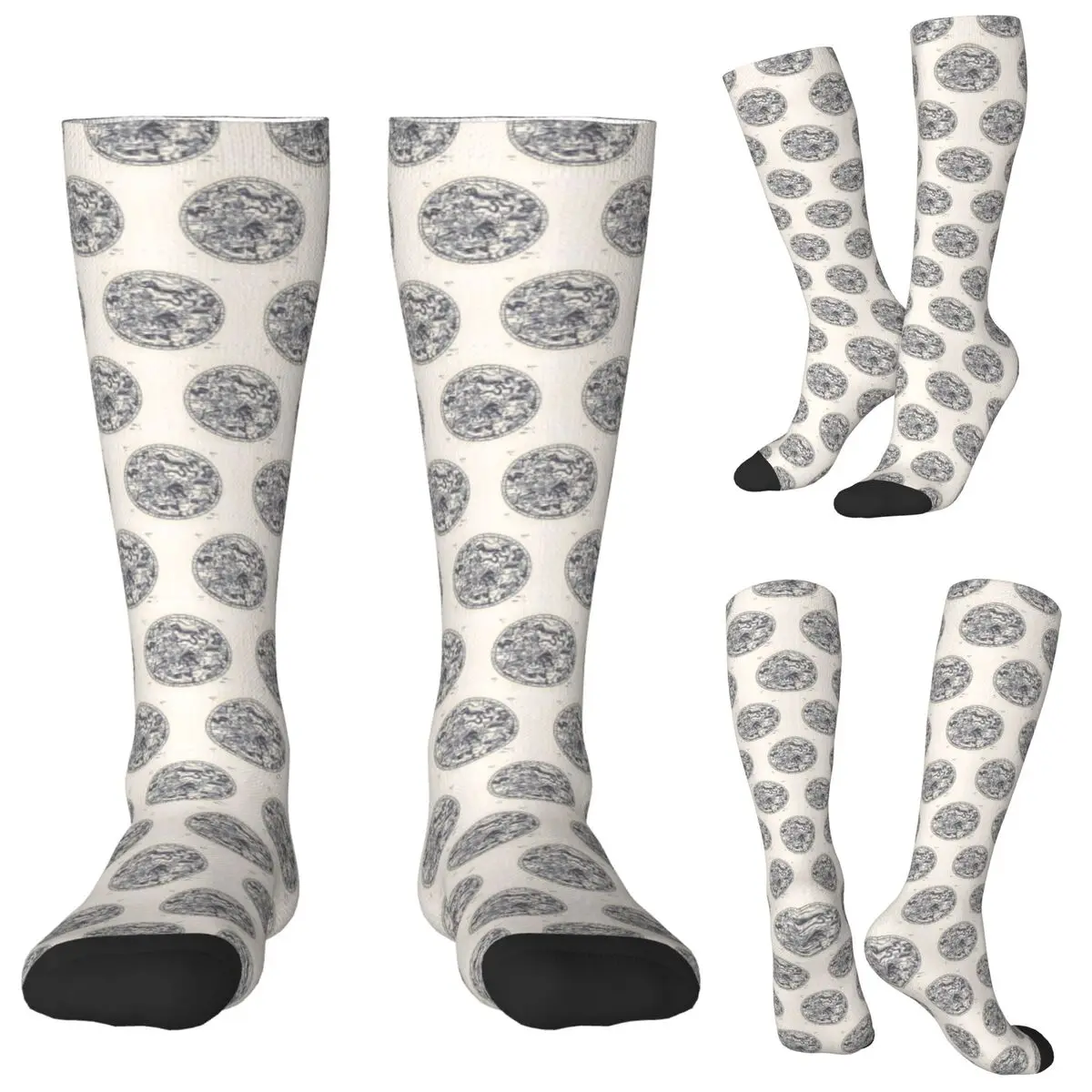 

Zodiac Star Sign Constellation Map Ink On Paper Socks Harajuku Stockings All Season Long Socks Accessories for Unisex Gifts