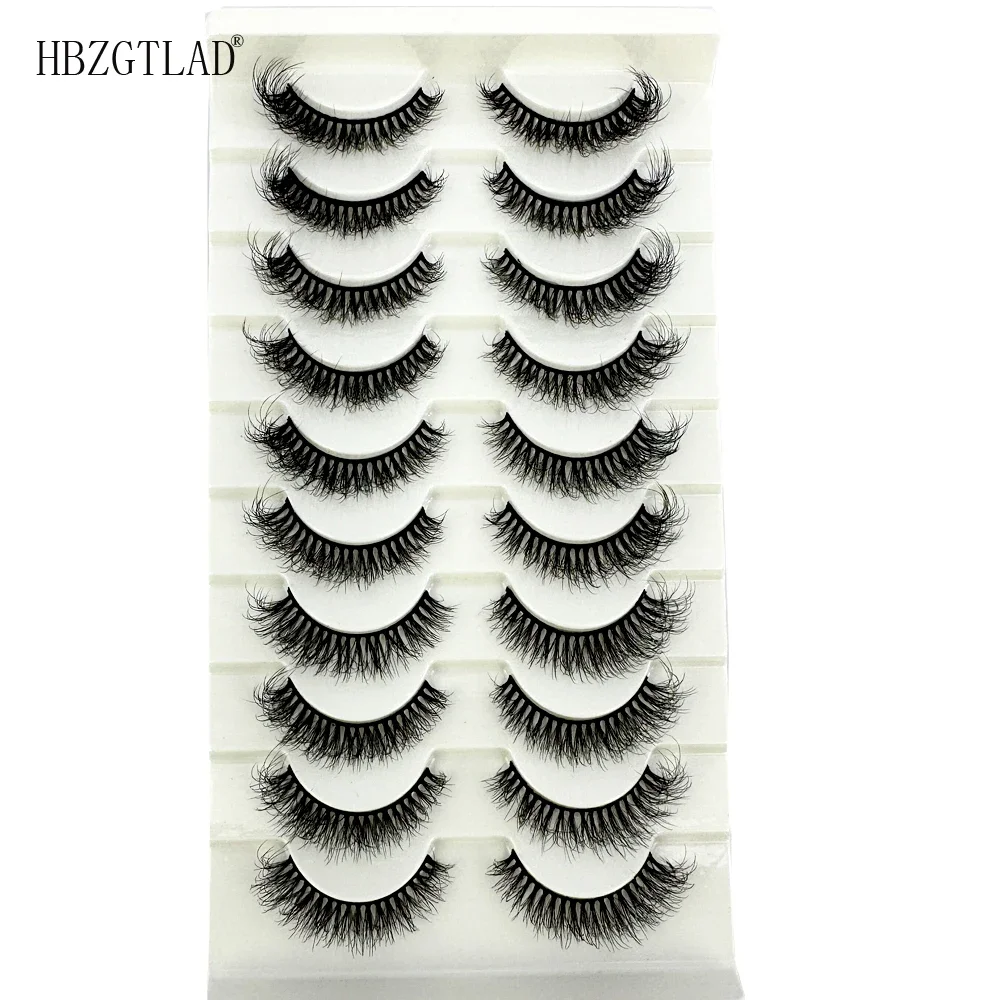 10 Pairs Mink Fluffy Dramatic False Eyelashes