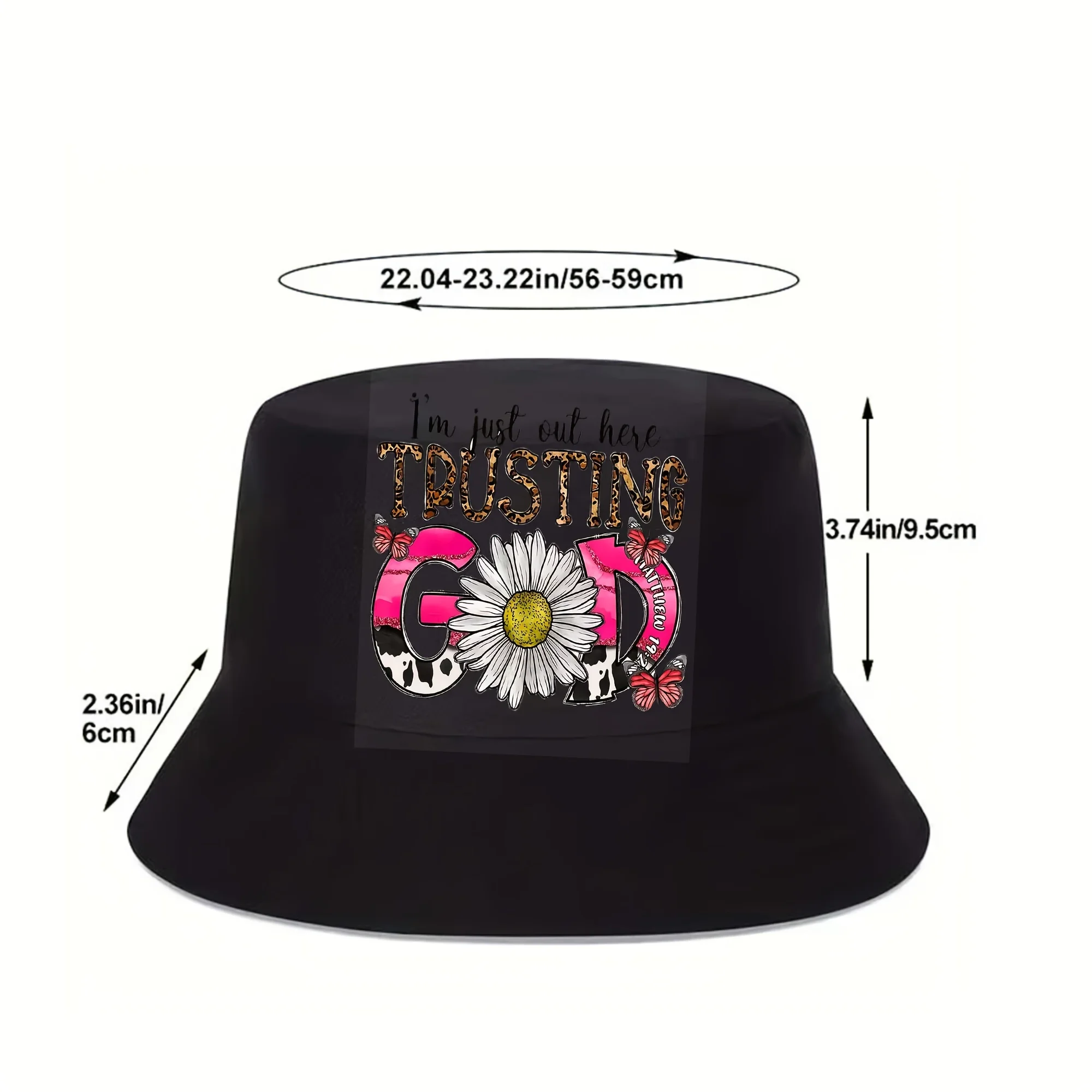 For Colorful Bucket Hat with a Charming 