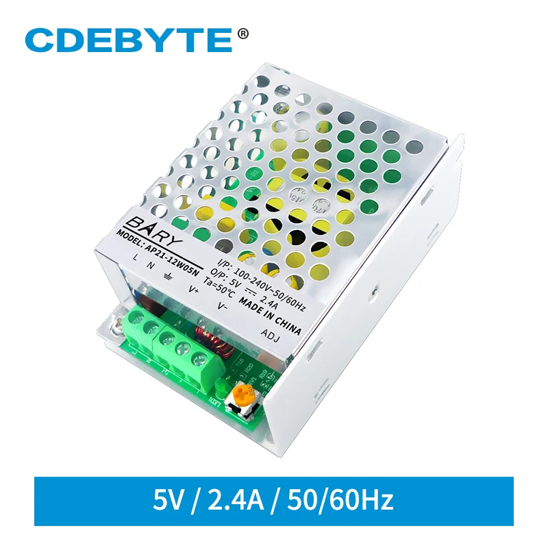 AP21-12W05N Switching Power Supply AC100V 240V To DC 5V 2.4A Safe Optical Isolation High Precision Low Power Consumption CDEBYTE