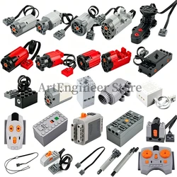 Enhanced M/L/XL/Servo Motor Power Functions Set High Torque Technical Building Block Parts Compatible With Major Brands Toys
