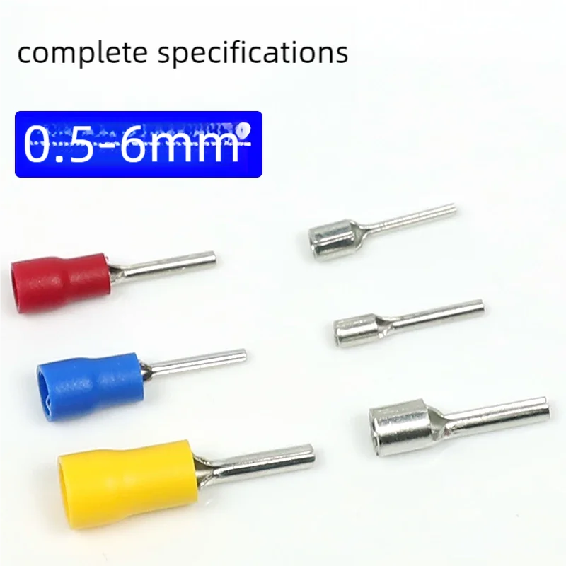 PTN PTV دبوس محطة عارية مضغوطة على البارد كابل نهاية طرفي معزول مسبقًا كابل دبوس الأنف