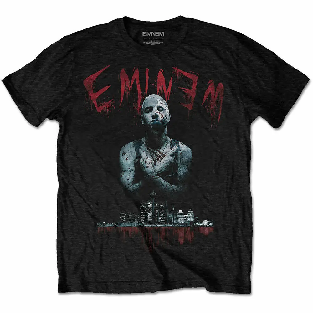 Eminem Slim Shady Bloody Horror Official Tee T-Shirt Mens Unisex