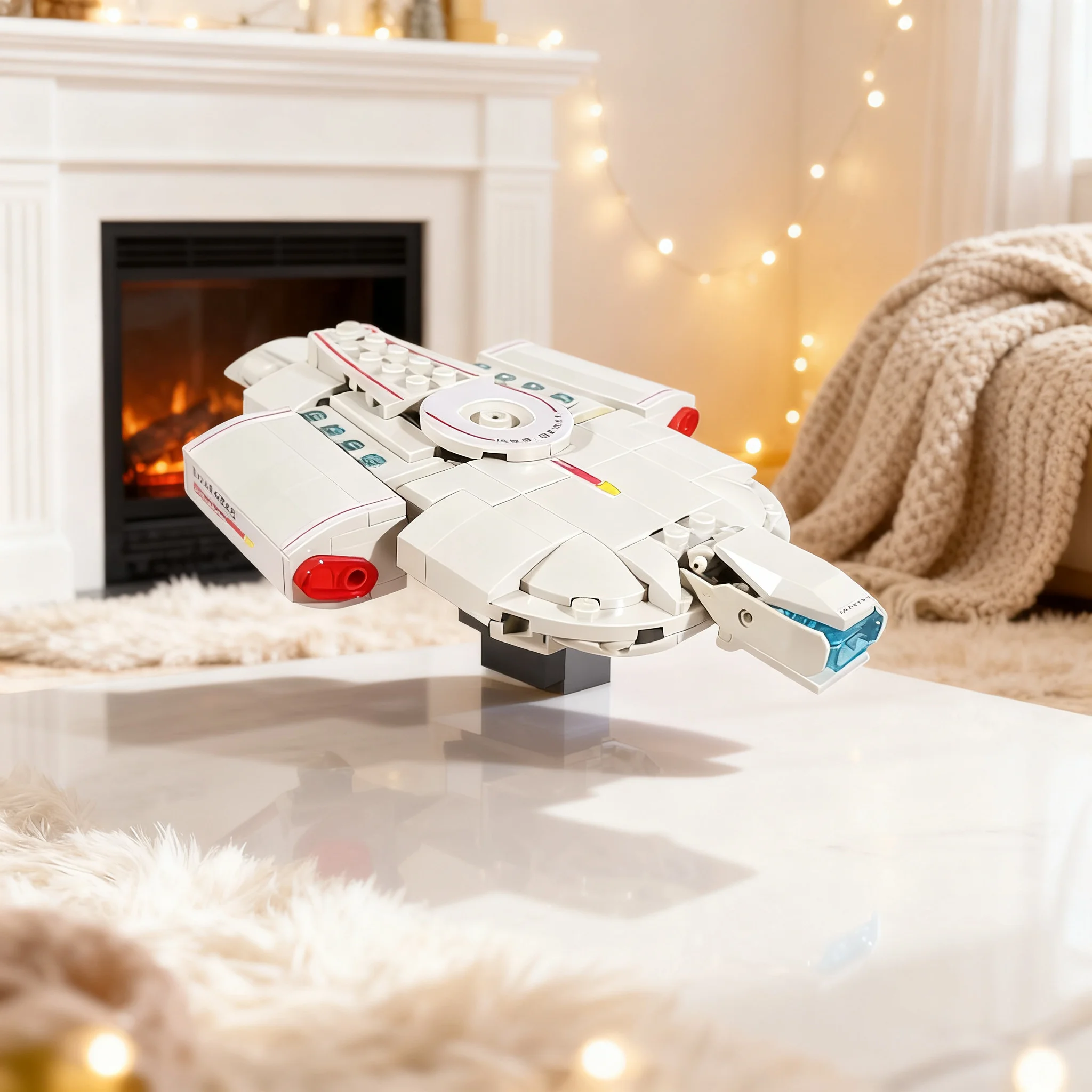 244pcs MOC Star Trek USS Defiant Space Model Building Blocks Architecture Toy Christmas Gifts Assemble Creative DIY Kids Idea