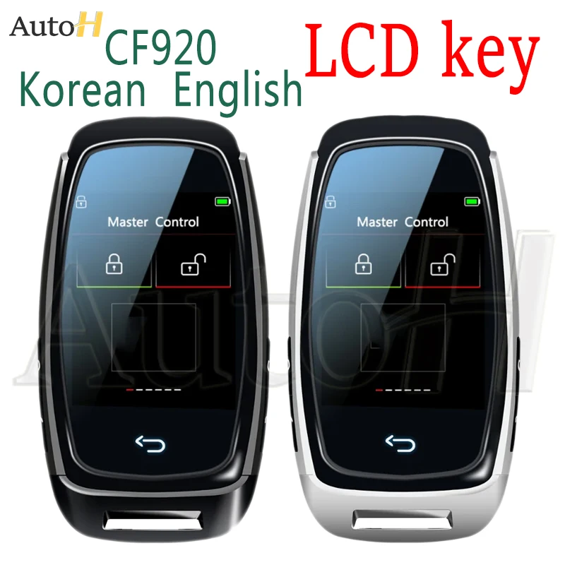 LCD CF920 Smart Car Control Key For All Keyless Start LCD Screen Intelligent Car Key Modified Universal Wholesale Car Remote Key