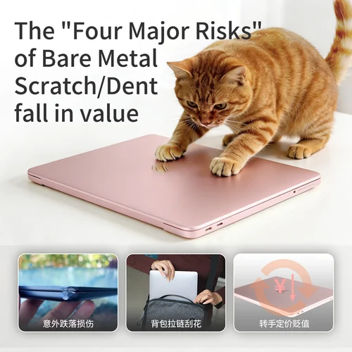 Imagen 2 del producto Funda para Laptop 2026 para Macbook Neo 13 Pulgadas A3404, Transparente, Resistente a Arañazos, Fácil de Colocar, Compatible con A18 Pro