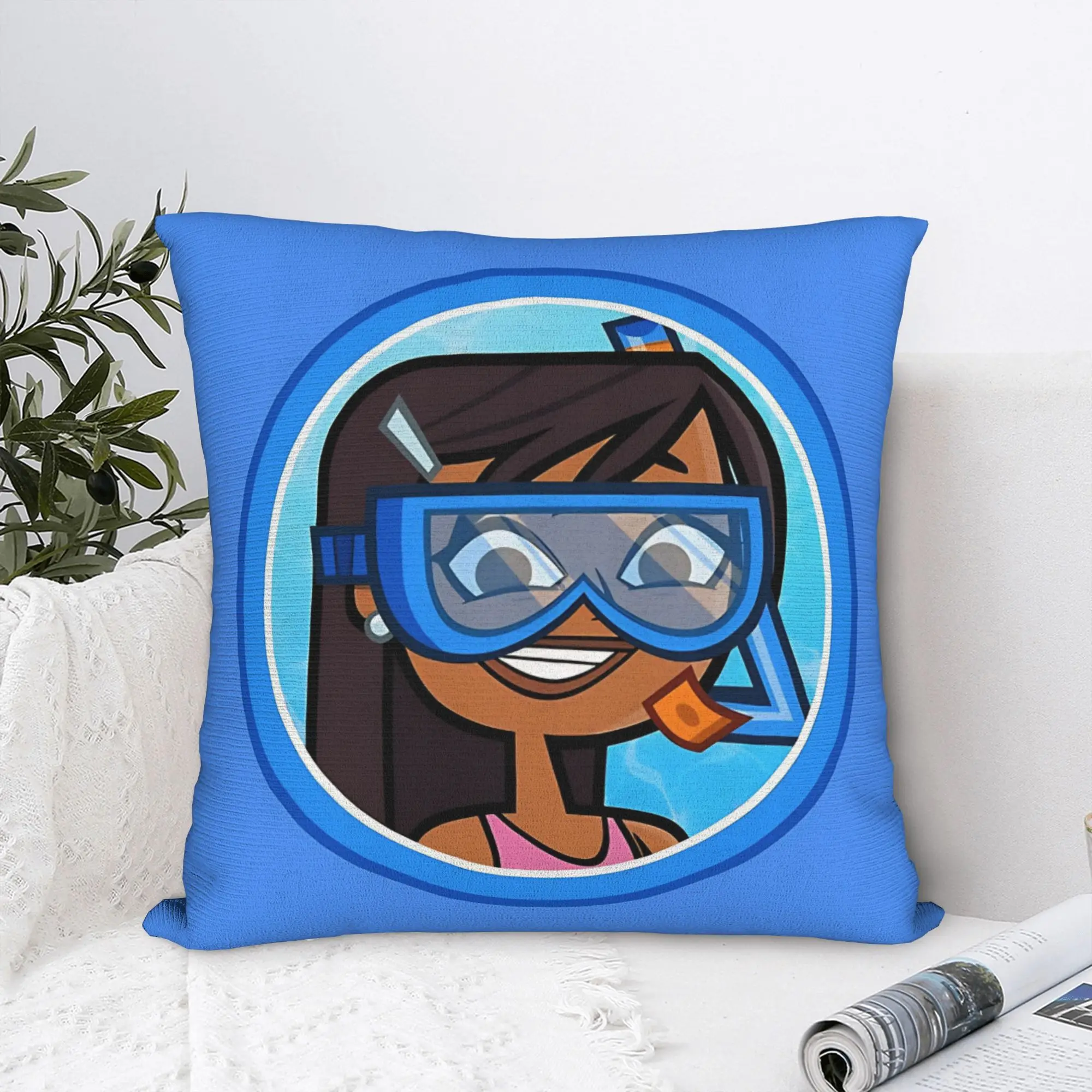 Totals Dramas Reboot Snorkeling Priya Square Pillow Cases  Cushion Cover Novelty Polyester Decor Pillowcover for Car 18