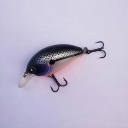 BassLegend Fishing Trout Lures Square Bill Crankbaits Shallow Diving Running Crankbait Wobbler Black Bass 36mm 4.5g 36F