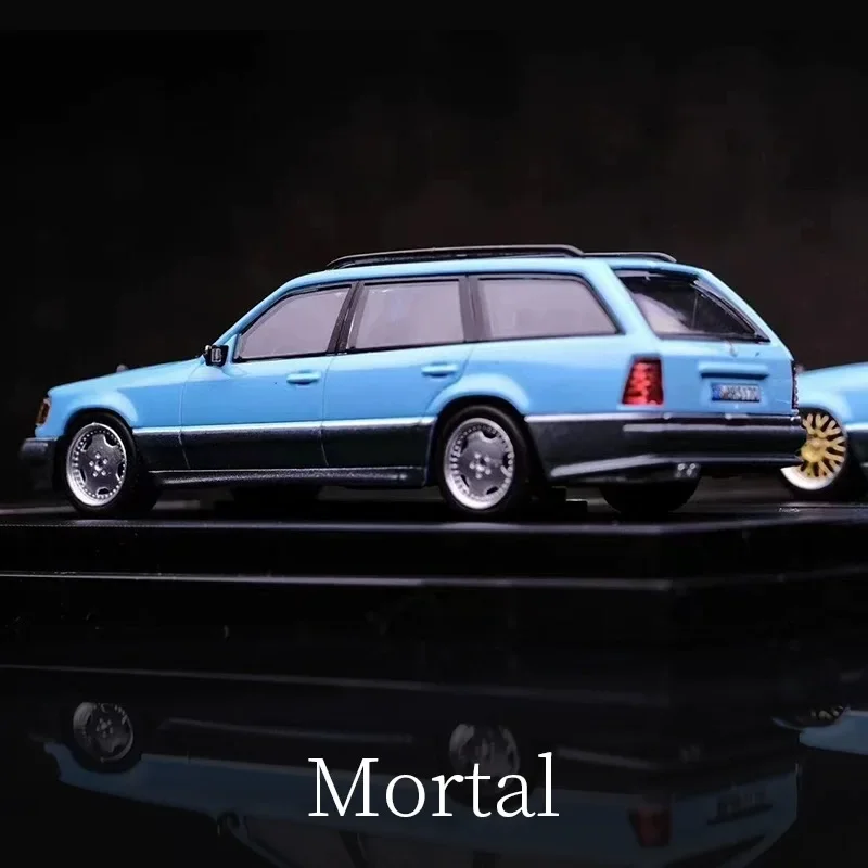 B-M Mortal 1/64 Benz S124 E300 crock wagon alloy model