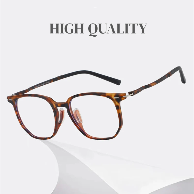 KOCOLIOR Ultralight TR90 Polygonal Anti Blue Light Reading Glasses for Men Women High Quality Photochromic Presbyopia Glasses