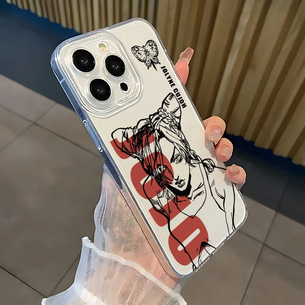 Чехол для телефона JoJo's Bizarre Adventure для Xiaomi Redmi Note K60 13 12 12C 11 10 10C 13C 10X 9 K50 9T Pro Plus Ultra 4G 5G Прозрачный