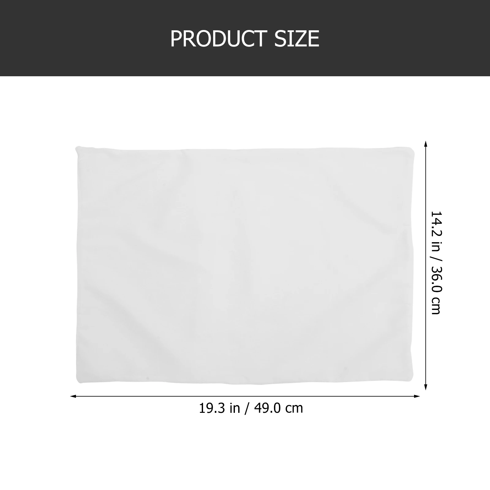 2Pcs Children Pillow Cases Envelope Closure Toddler Pillowcase Kids Cover White Travel Size Soft Comfortable Washable