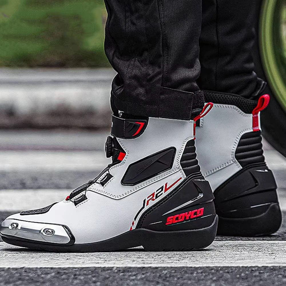 

Motorcycle Shoes Wear-resisting Motorcycle Boots Anti-fall Motorcycle Boots Waterproof Breathable Riding Boots